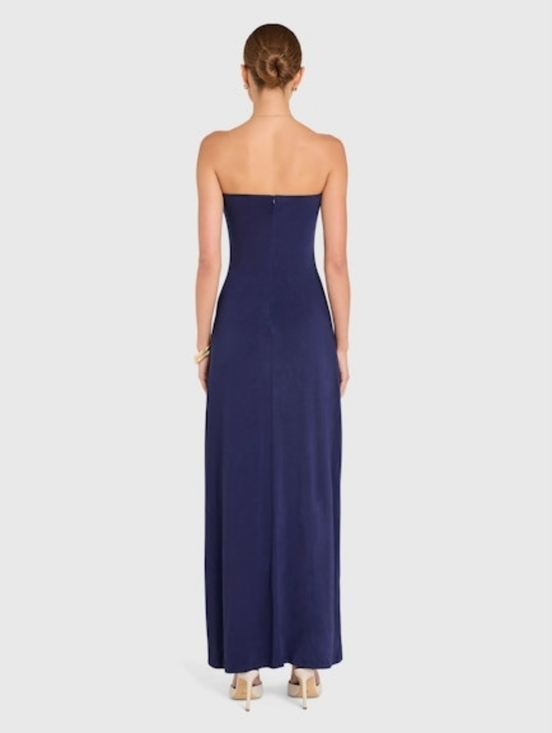 NWT Amanda Uprichard Navy Blue Saladana Maxi Dress - Sz Med
